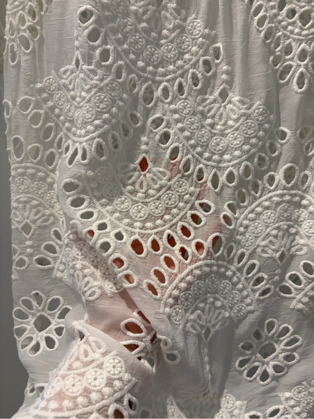 Johnny Was Marietta Cooper Embroidered Eyelet Shirt | Cupra Rayon | Size S - Picture 8 of 8